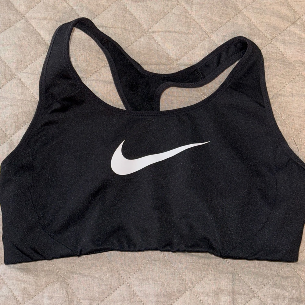Nike Women's Black and White Sports Bra
